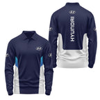 Hyundai Long Sleeve Polo USPL1204