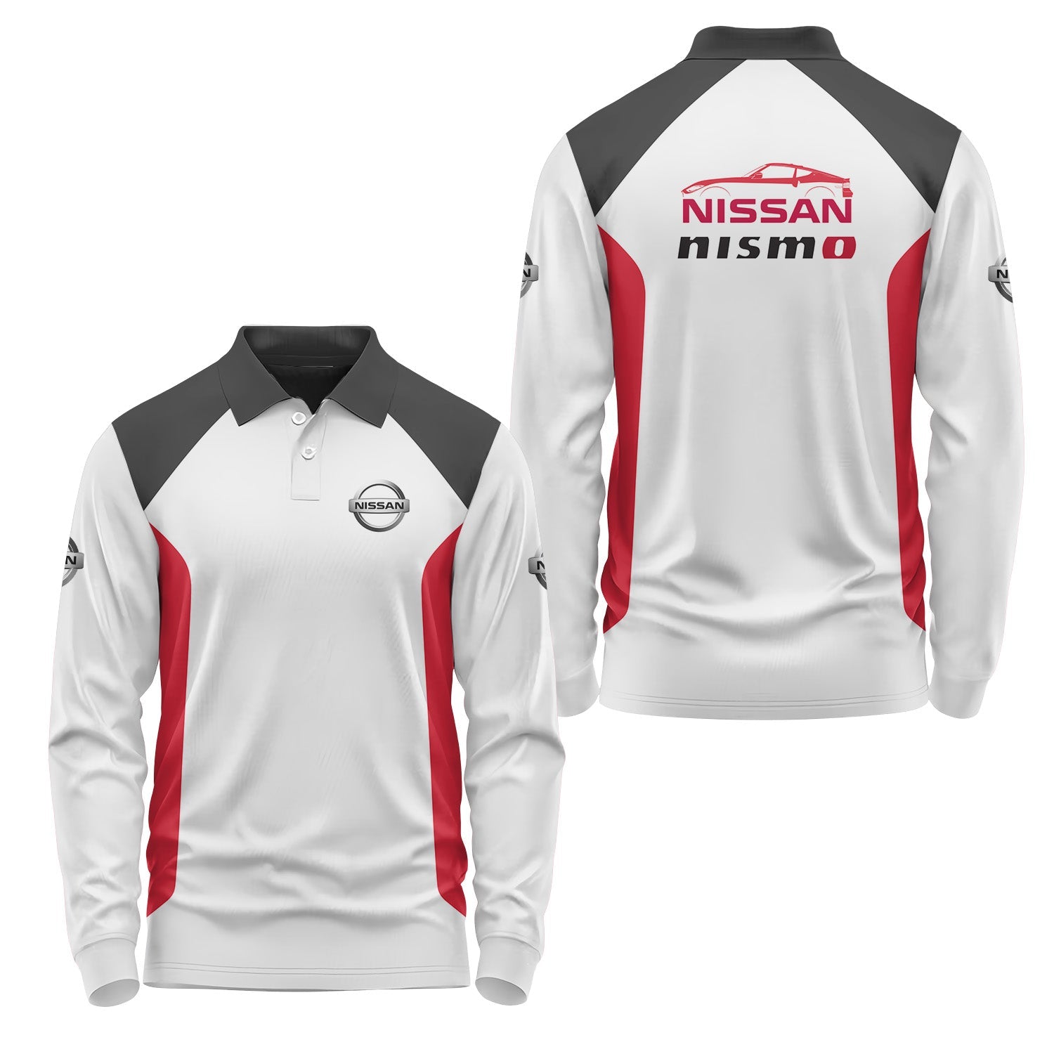 Nissan Long Sleeve Polo USPL1133