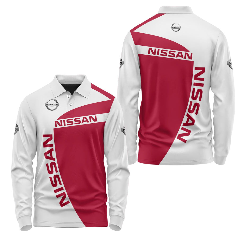 Nissan Long Sleeve Polo USPL1142