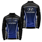 Hyundai Long Sleeve Polo USPL1215
