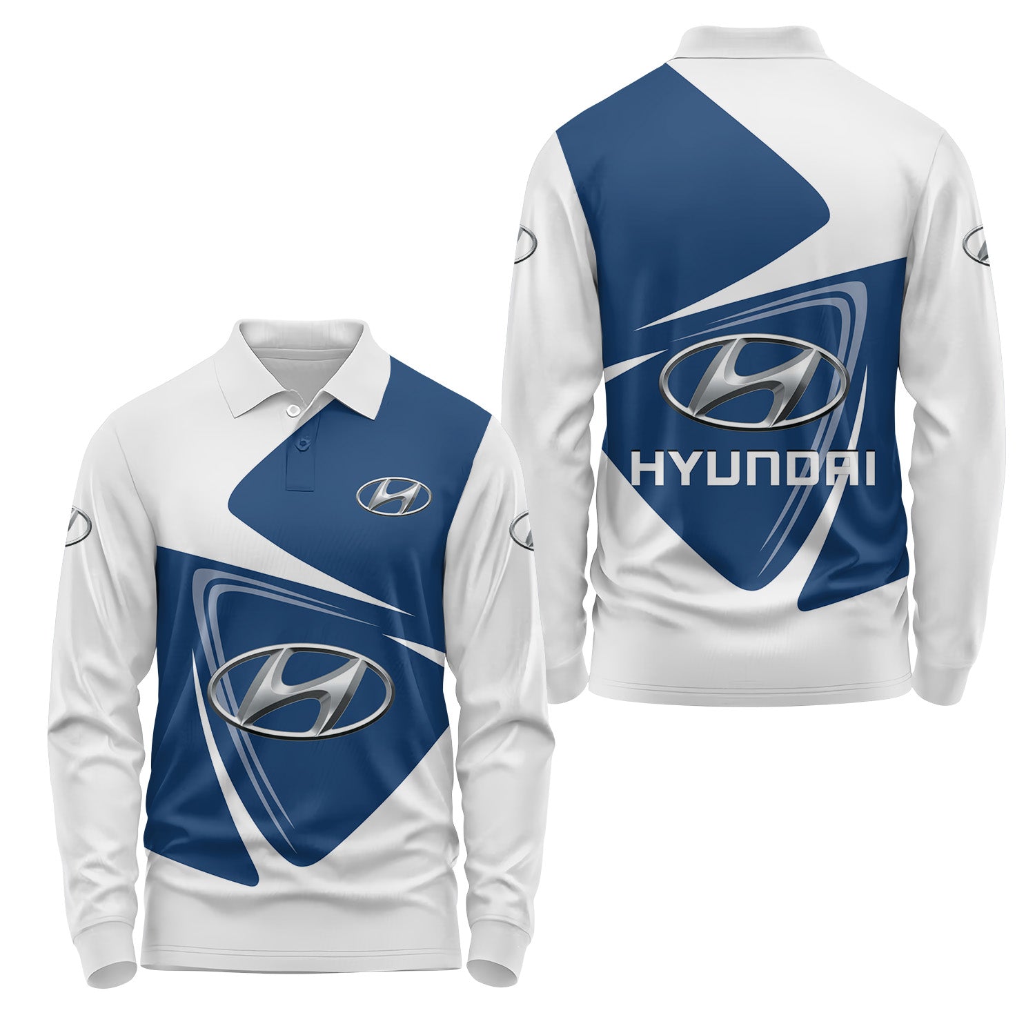 Hyundai Long Sleeve Polo USPL1181