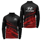 Hyundai Long Sleeve Polo USPL1165