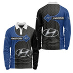 Hyundai Long Sleeve Polo USPL1168