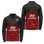 Hyundai Long Sleeve Polo USPL1166