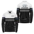 Hyundai Long Sleeve Polo USPL1169