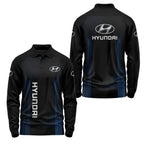 Hyundai Long Sleeve Polo USPL1191