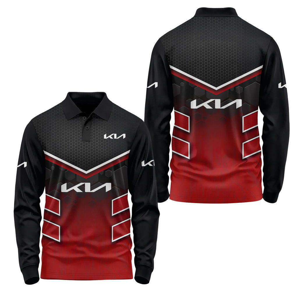 Kia Long Sleeve Polo USPL1267