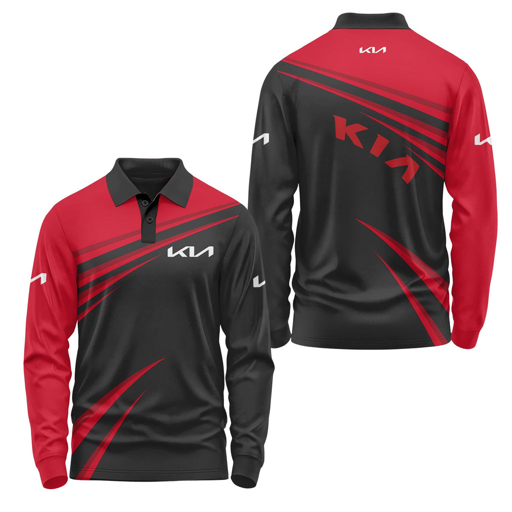 Kia Long Sleeve Polo USPL1247