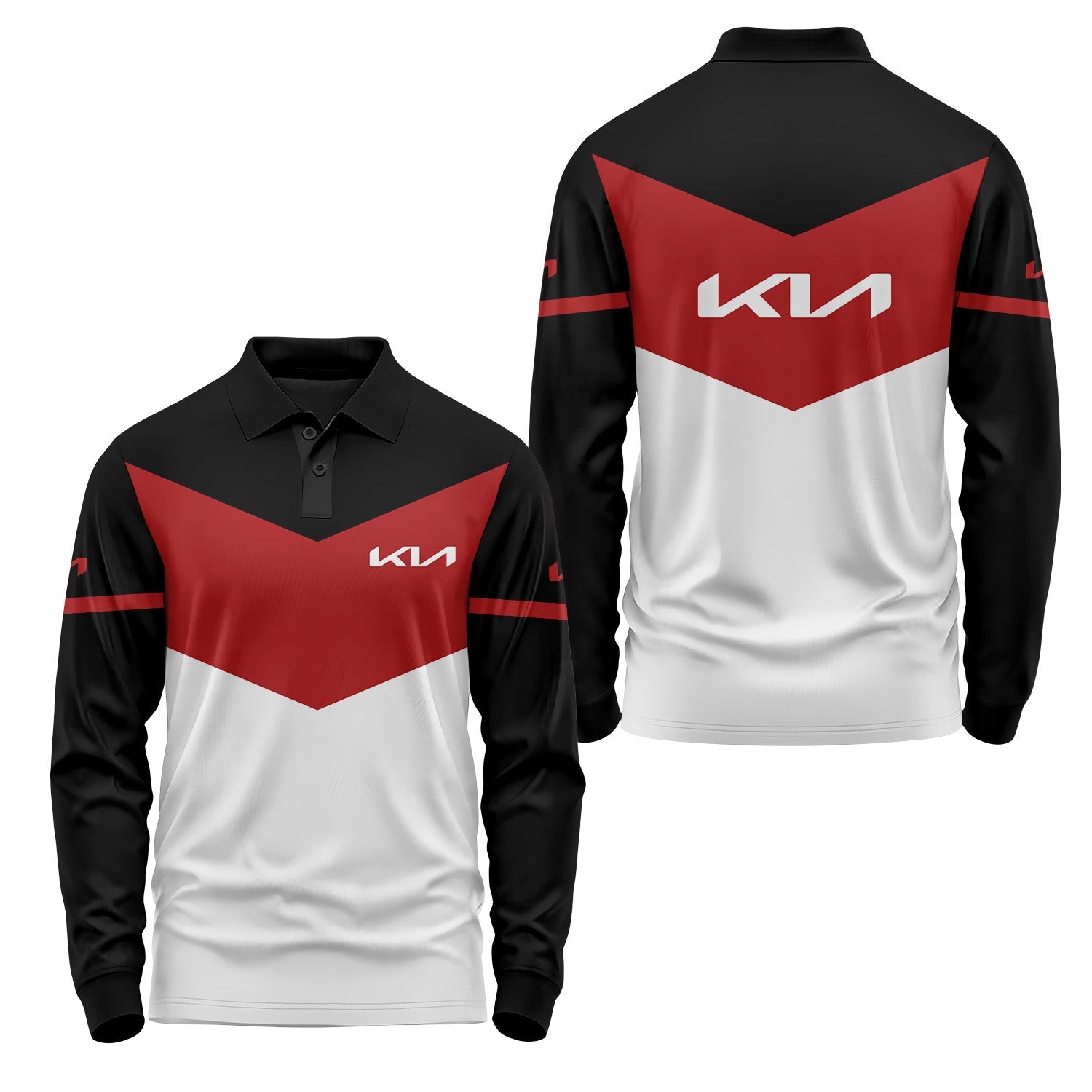 Kia Long Sleeve Polo USPL1244