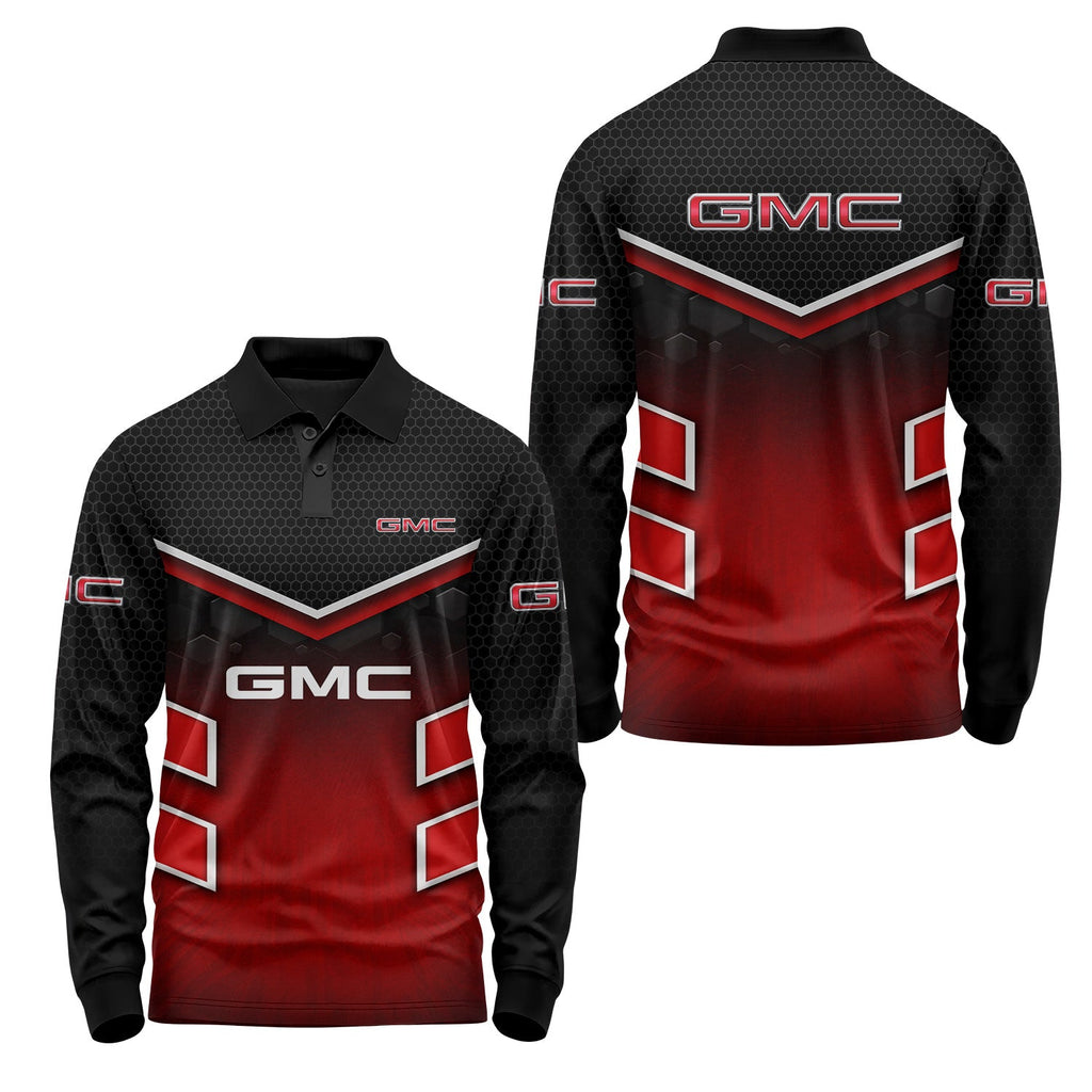 GMC Long Sleeve Polo USPL1504