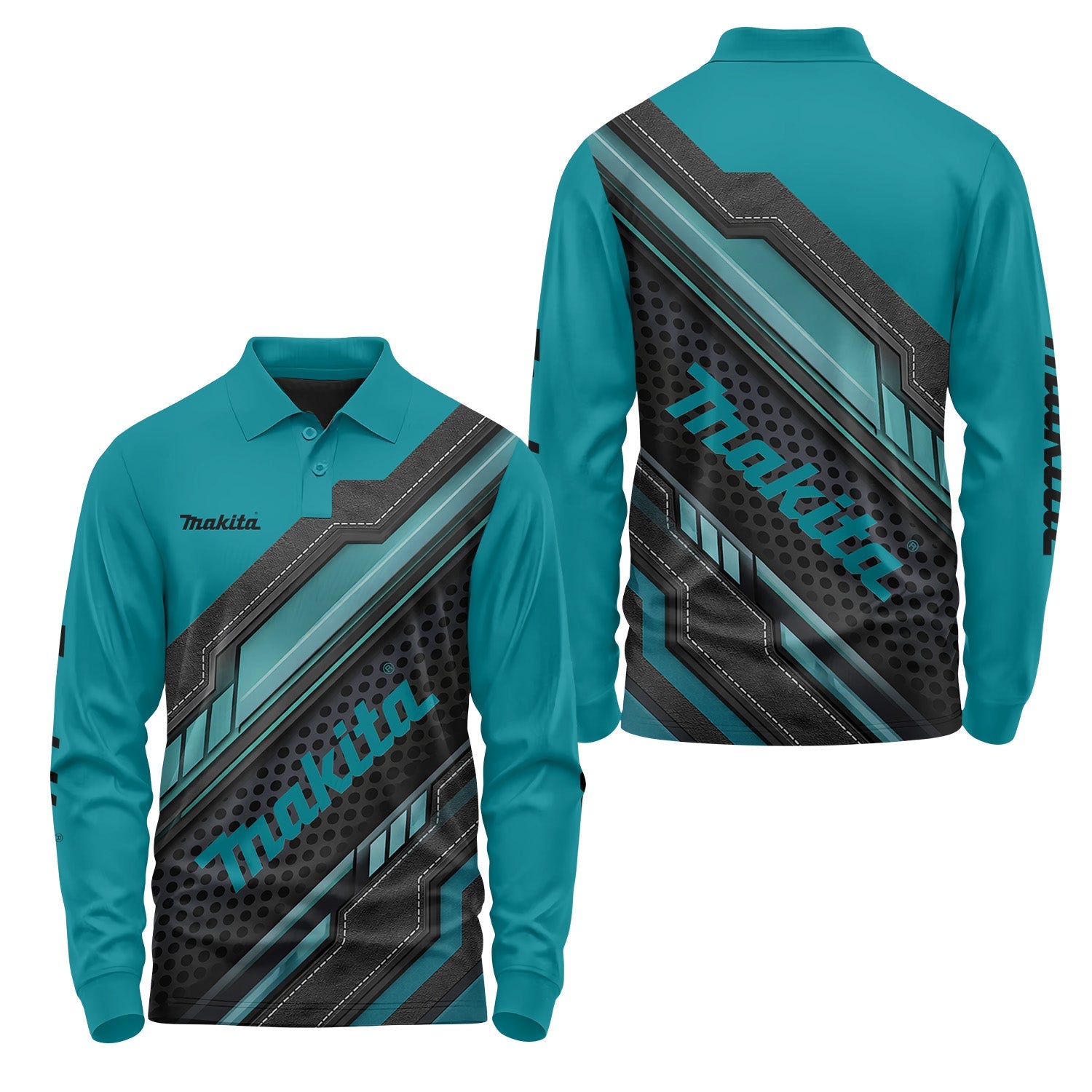 Makita Long Sleeve Polo USPL1389