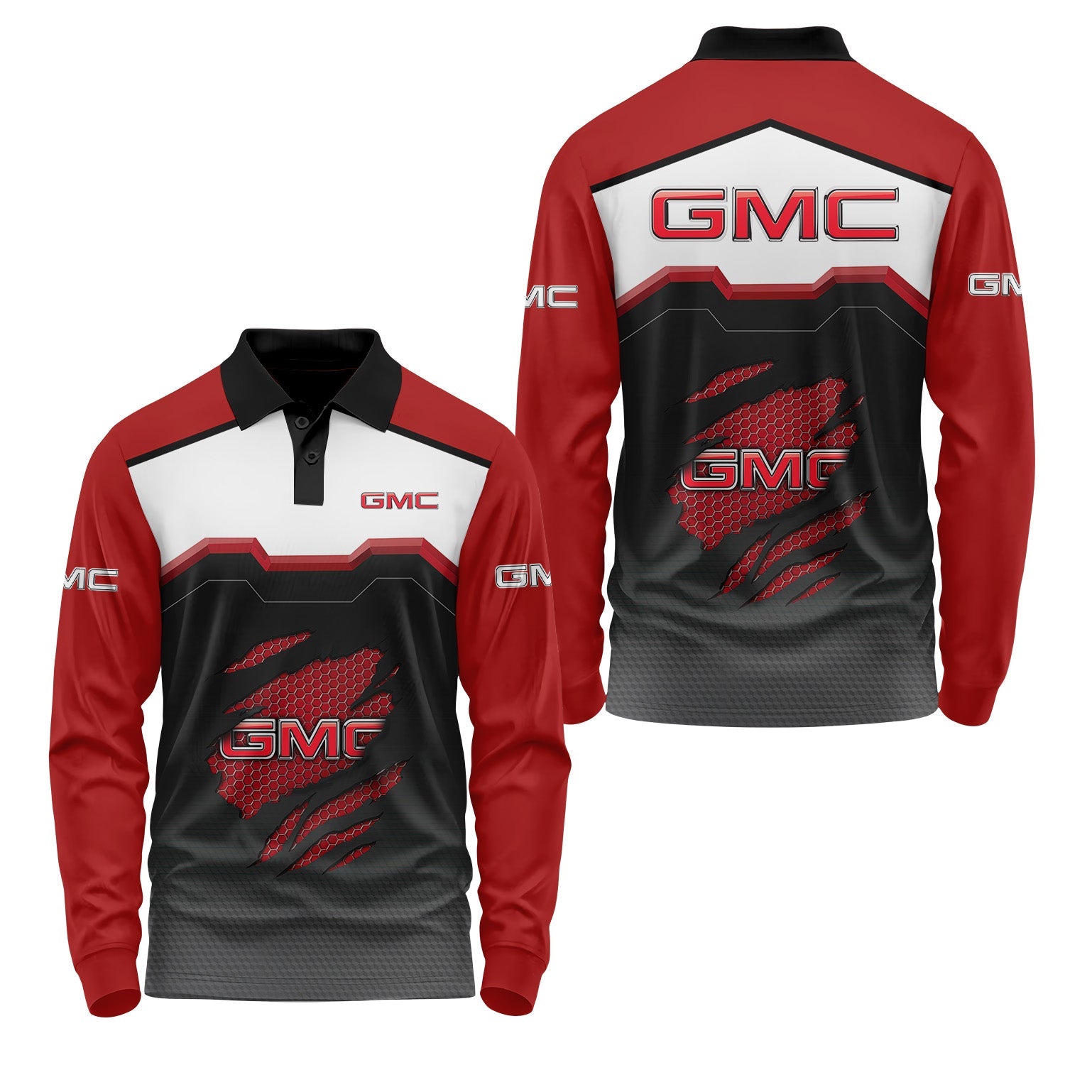 GMC Long Sleeve Polo USPL1499