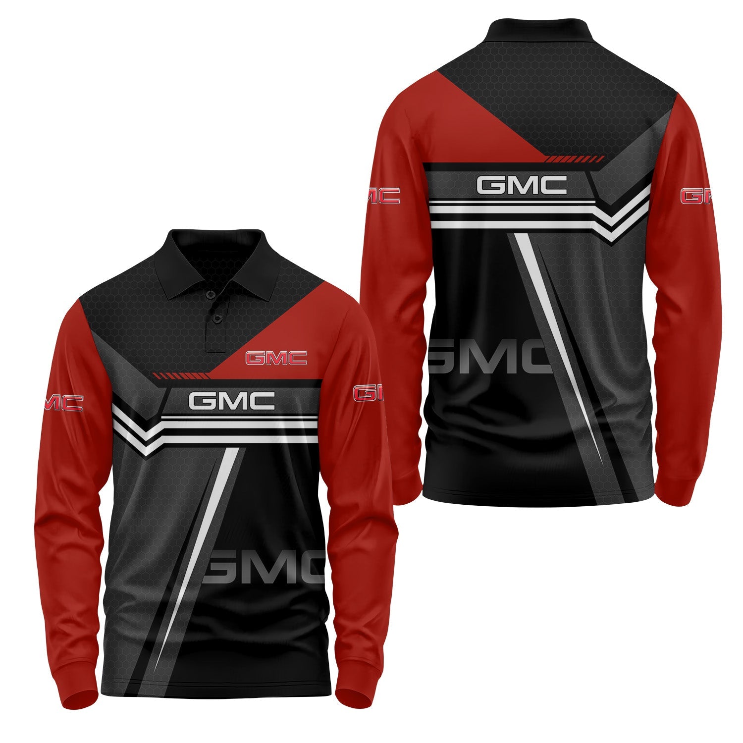 GMC Long Sleeve Polo USPL1506