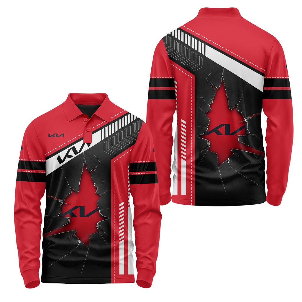Kia Long Sleeve Polo USPL1262