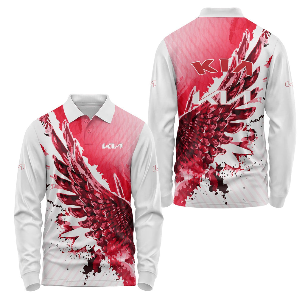 Kia Long Sleeve Polo USPL1253