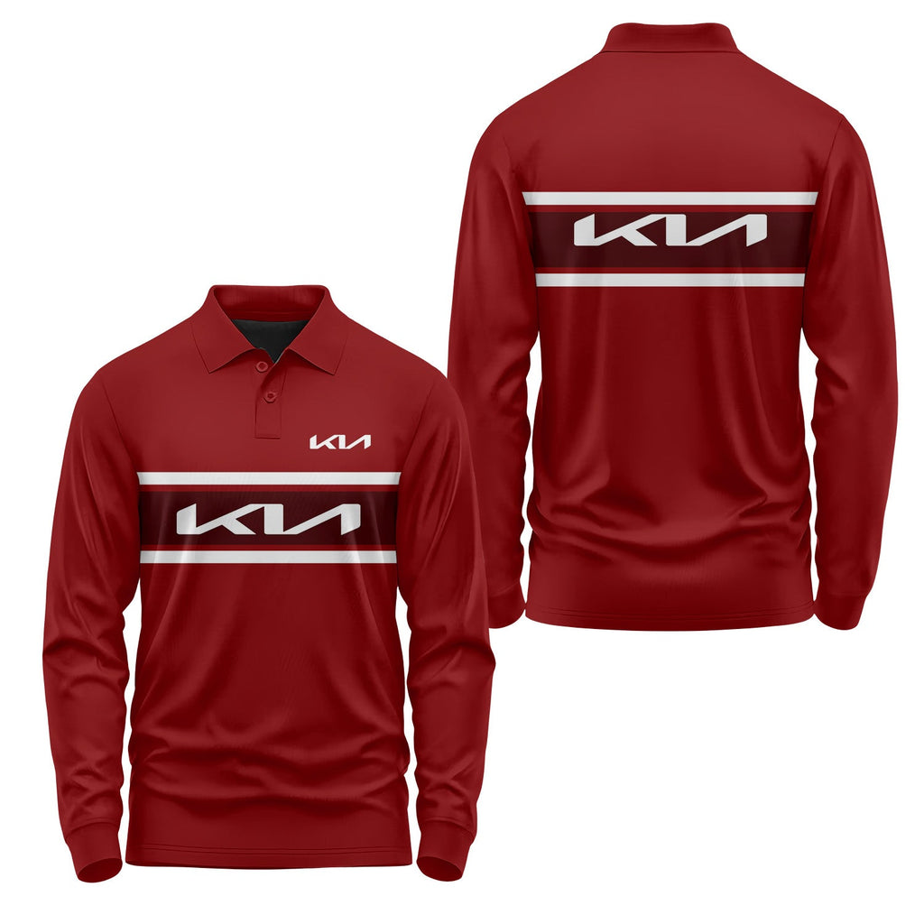 Kia Long Sleeve Polo USPL1249