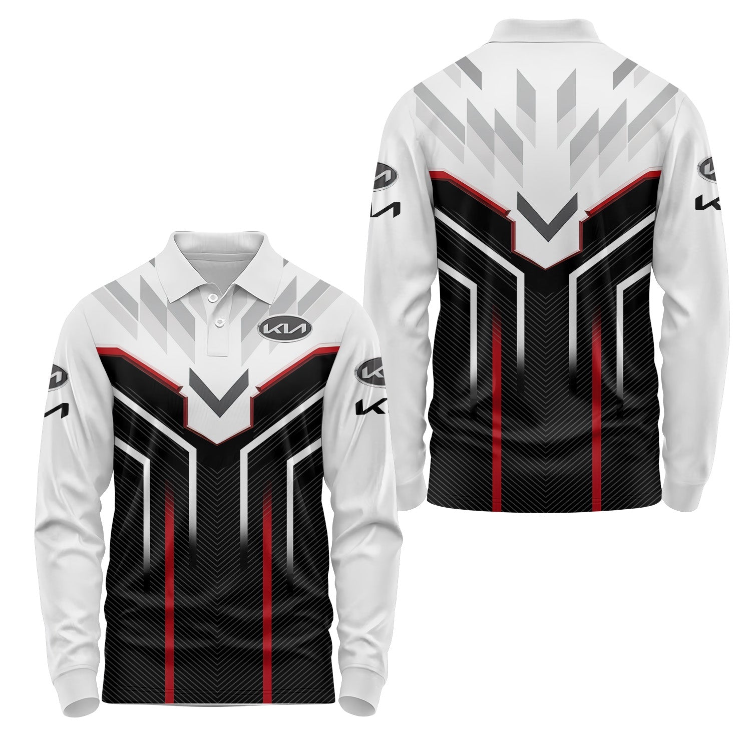 Kia Long Sleeve Polo USPL1265
