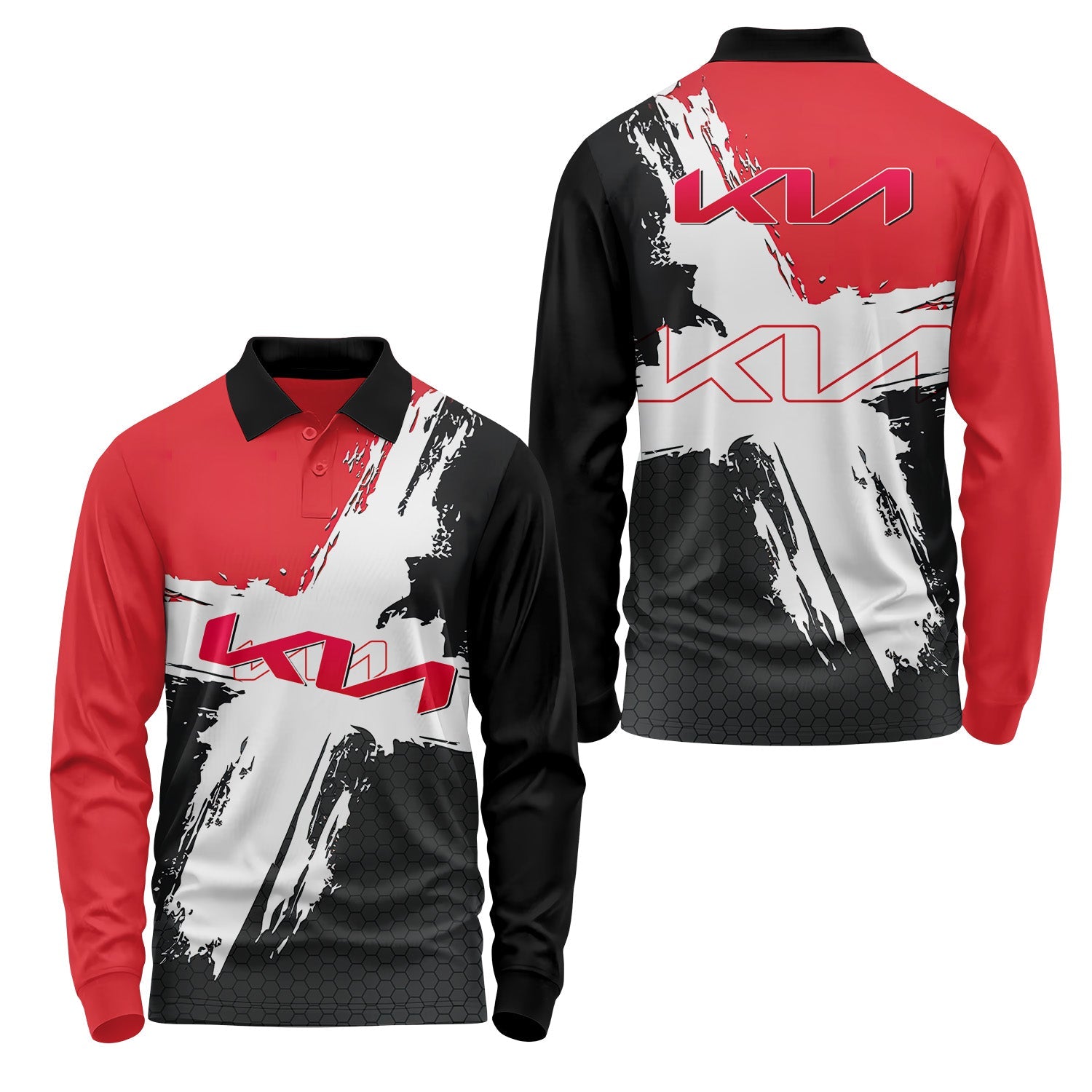 Kia Long Sleeve Polo USPL1255