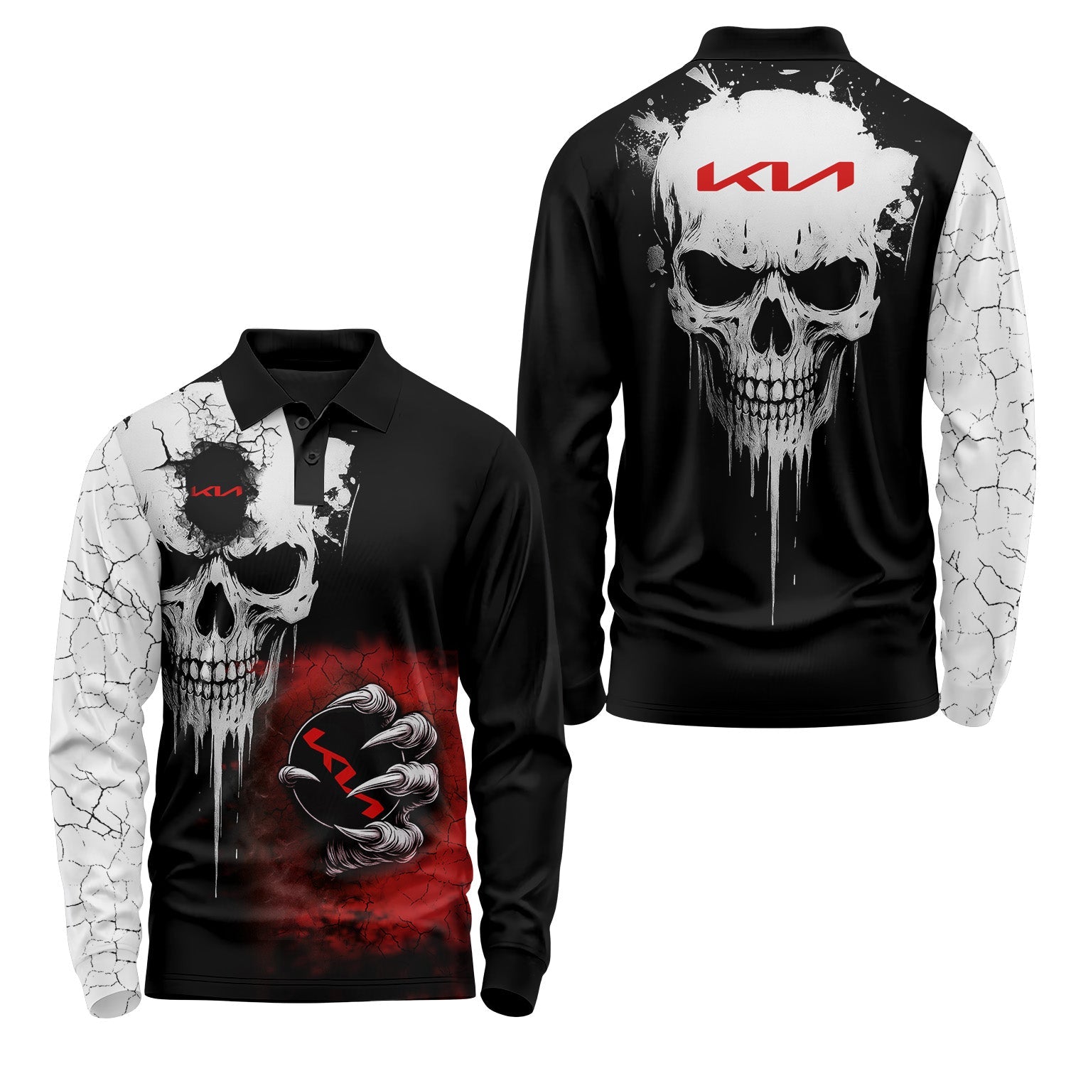 Kia Long Sleeve Polo USPL1240