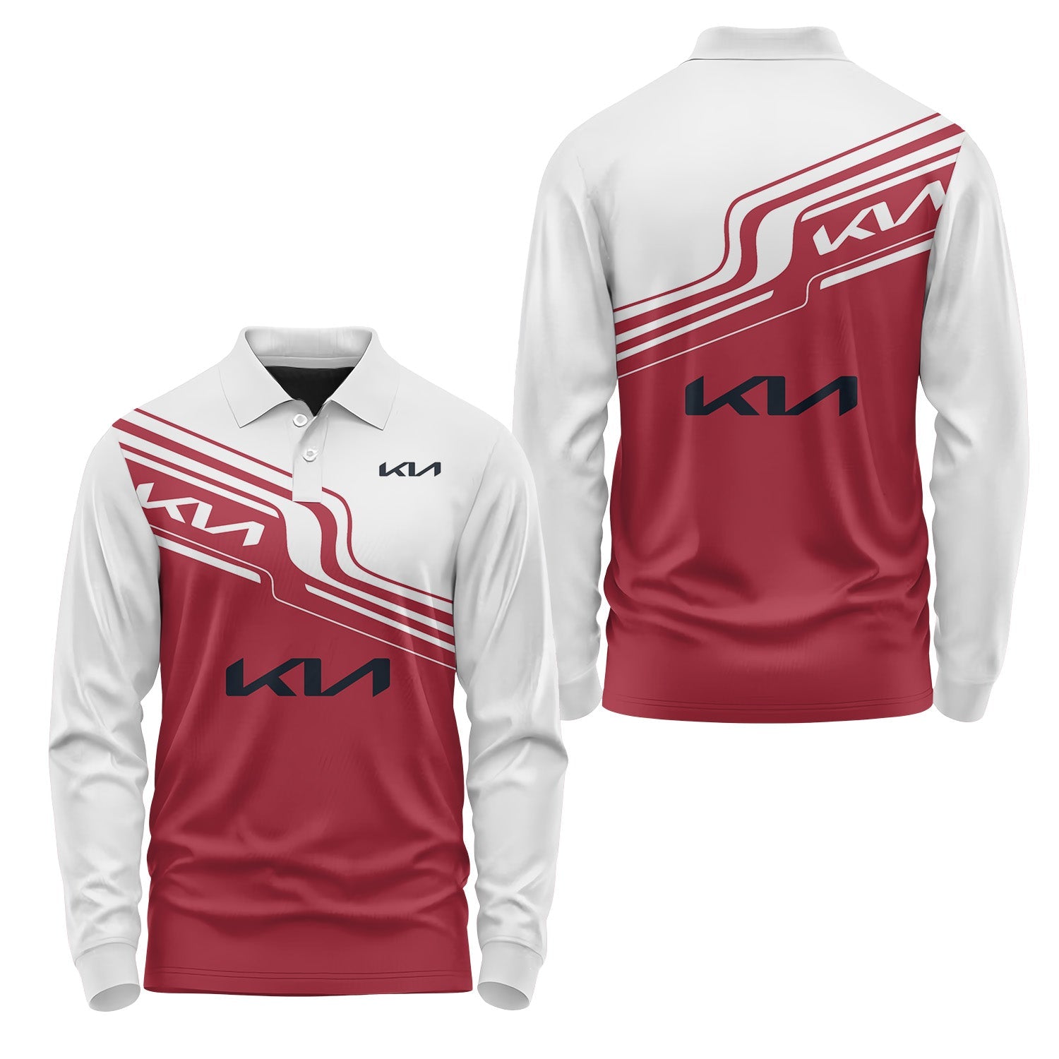 Kia Long Sleeve Polo USPL1229