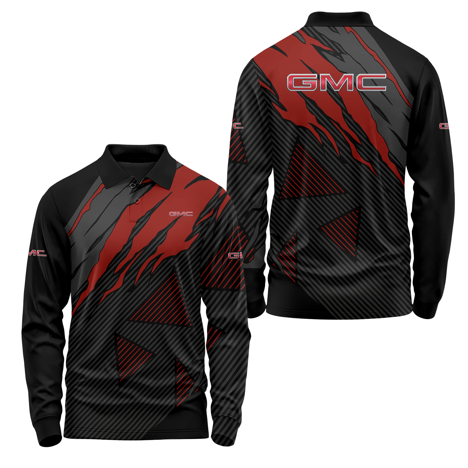 GMC Long Sleeve Polo USPL1498