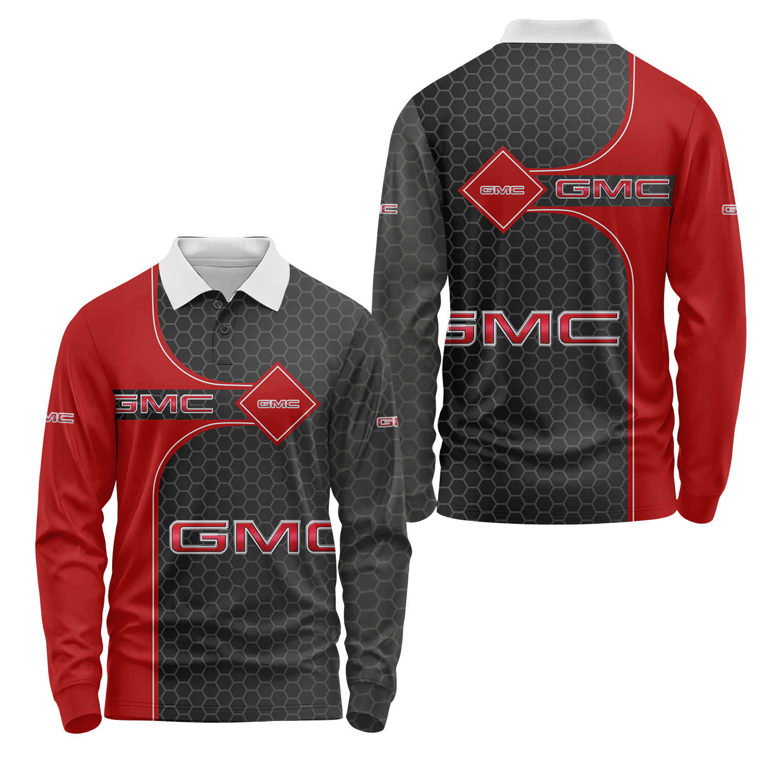 GMC Long Sleeve Polo USPL1482