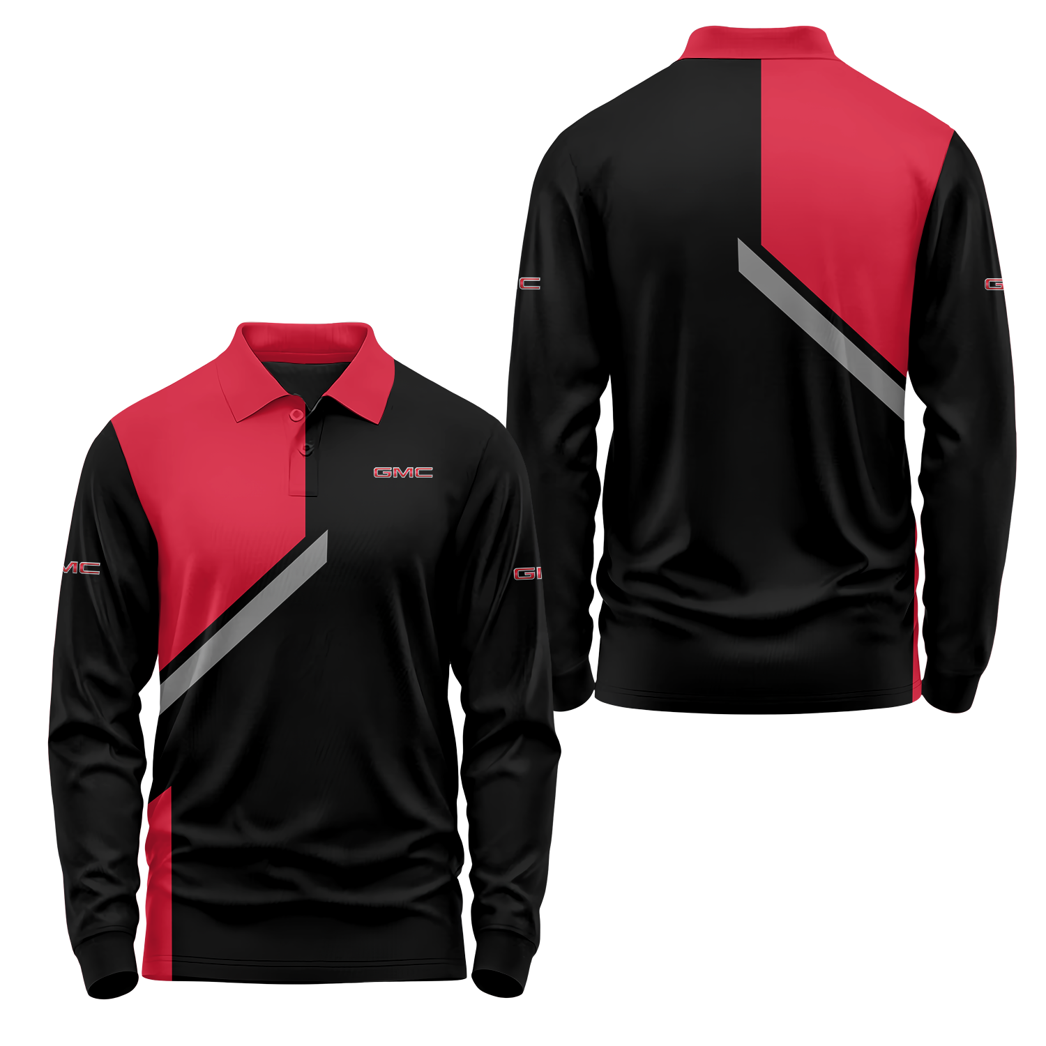 GMC Long Sleeve Polo USPL1529