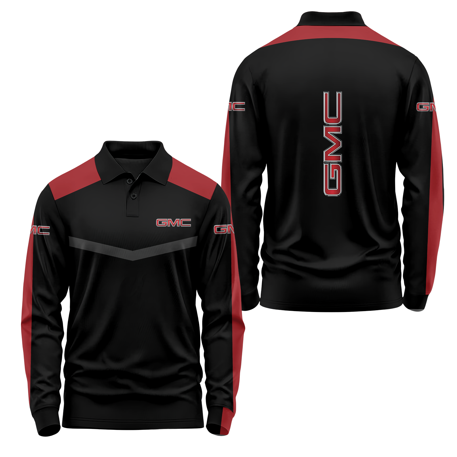 GMC Long Sleeve Polo USPL1522