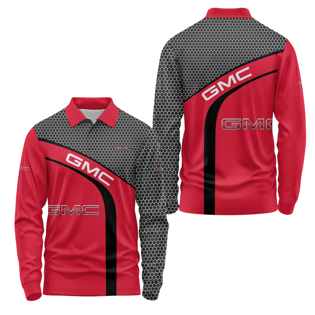 GMC Long Sleeve Polo USPL1514