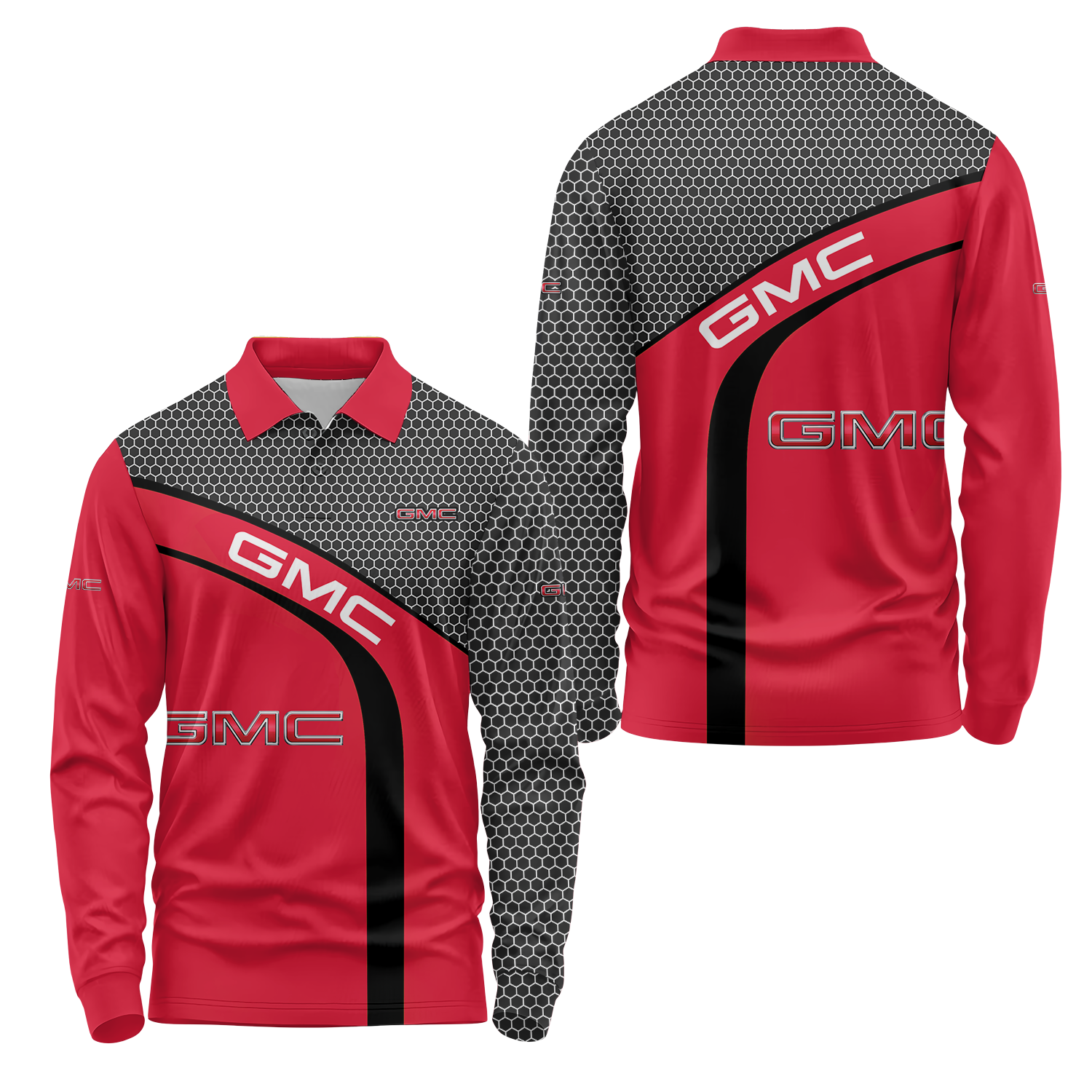 GMC Long Sleeve Polo USPL1514