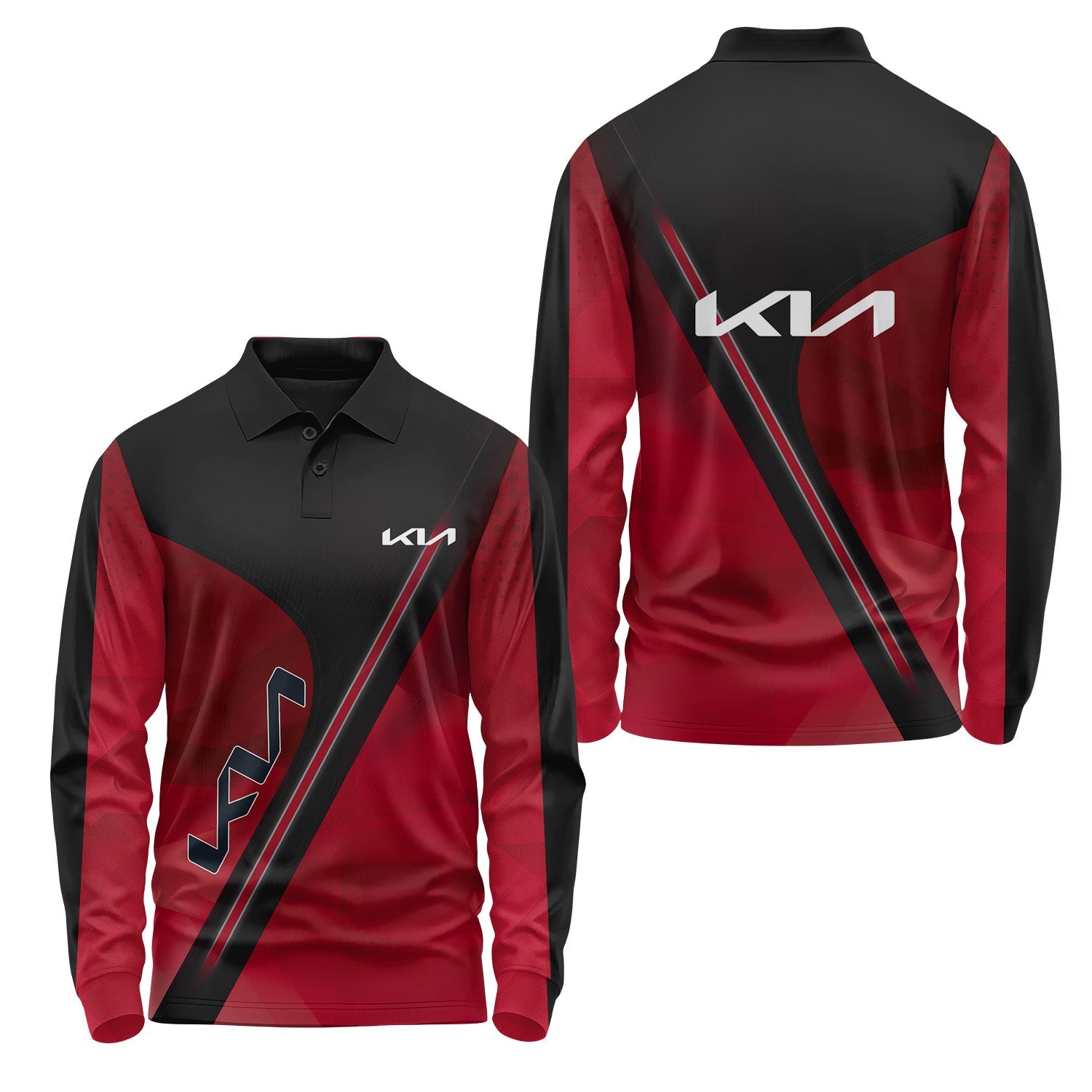 Kia Long Sleeve Polo USPL1257
