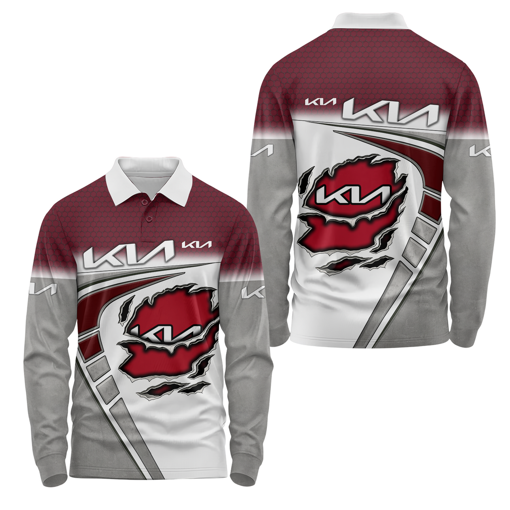Kia Long Sleeve Polo USPL1263