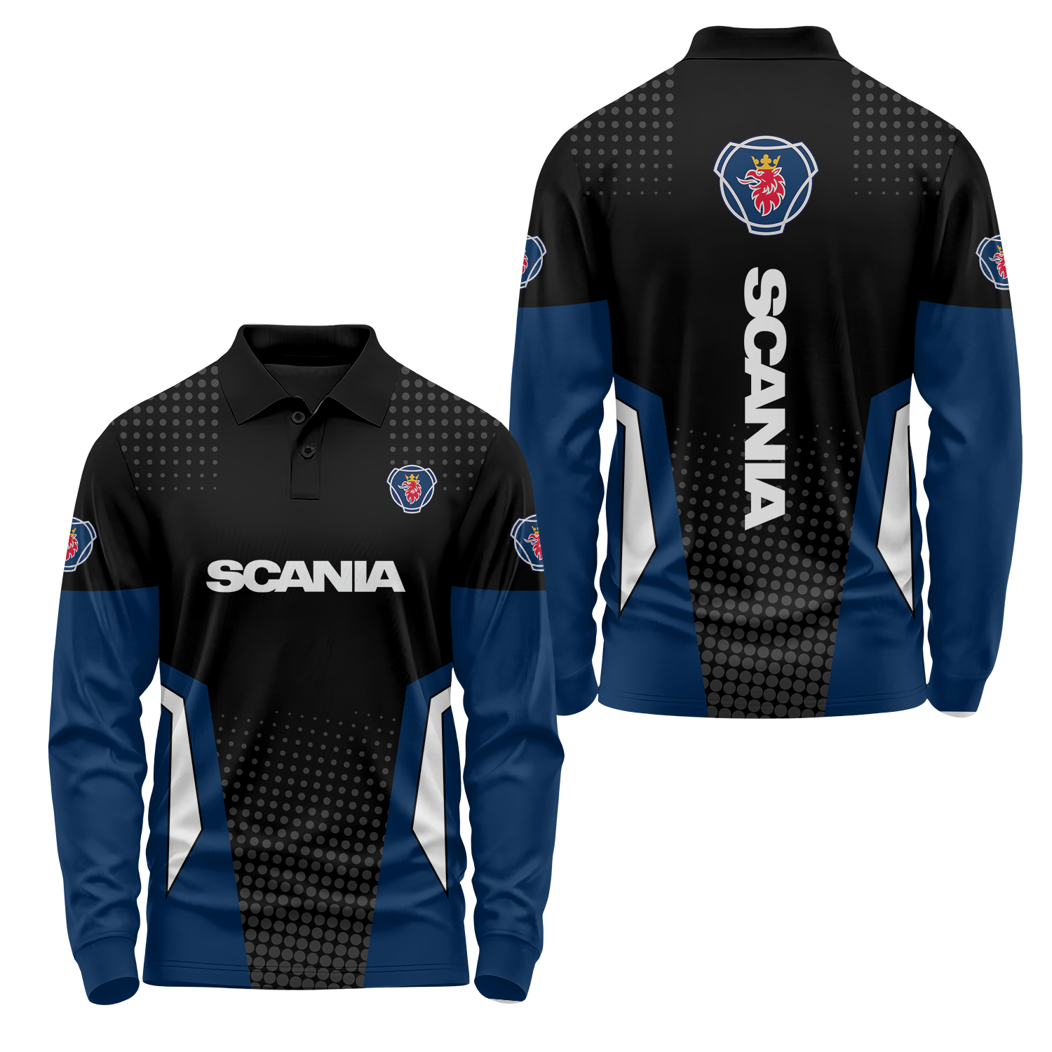 Scania Long Sleeve Polo USPL1622