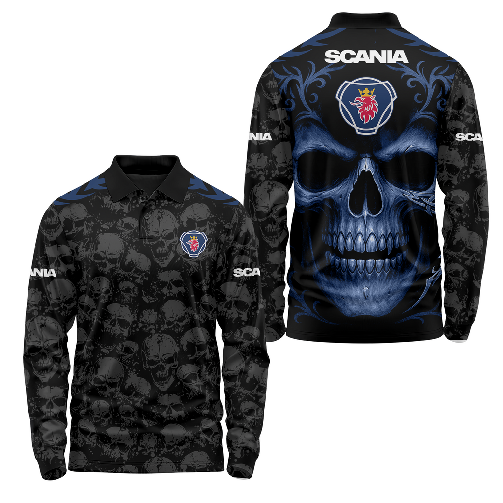 Scania Long Sleeve Polo USPL1628