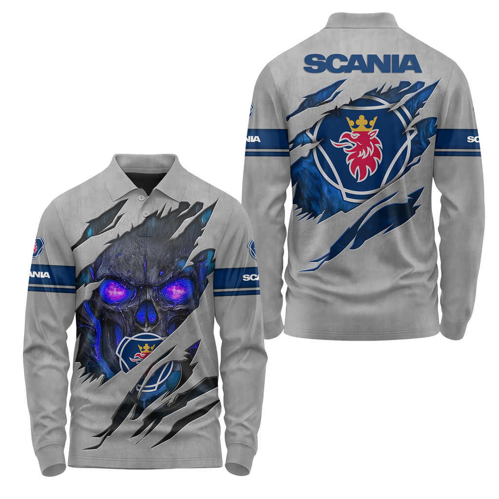 Scania Long Sleeve Polo USPL1591