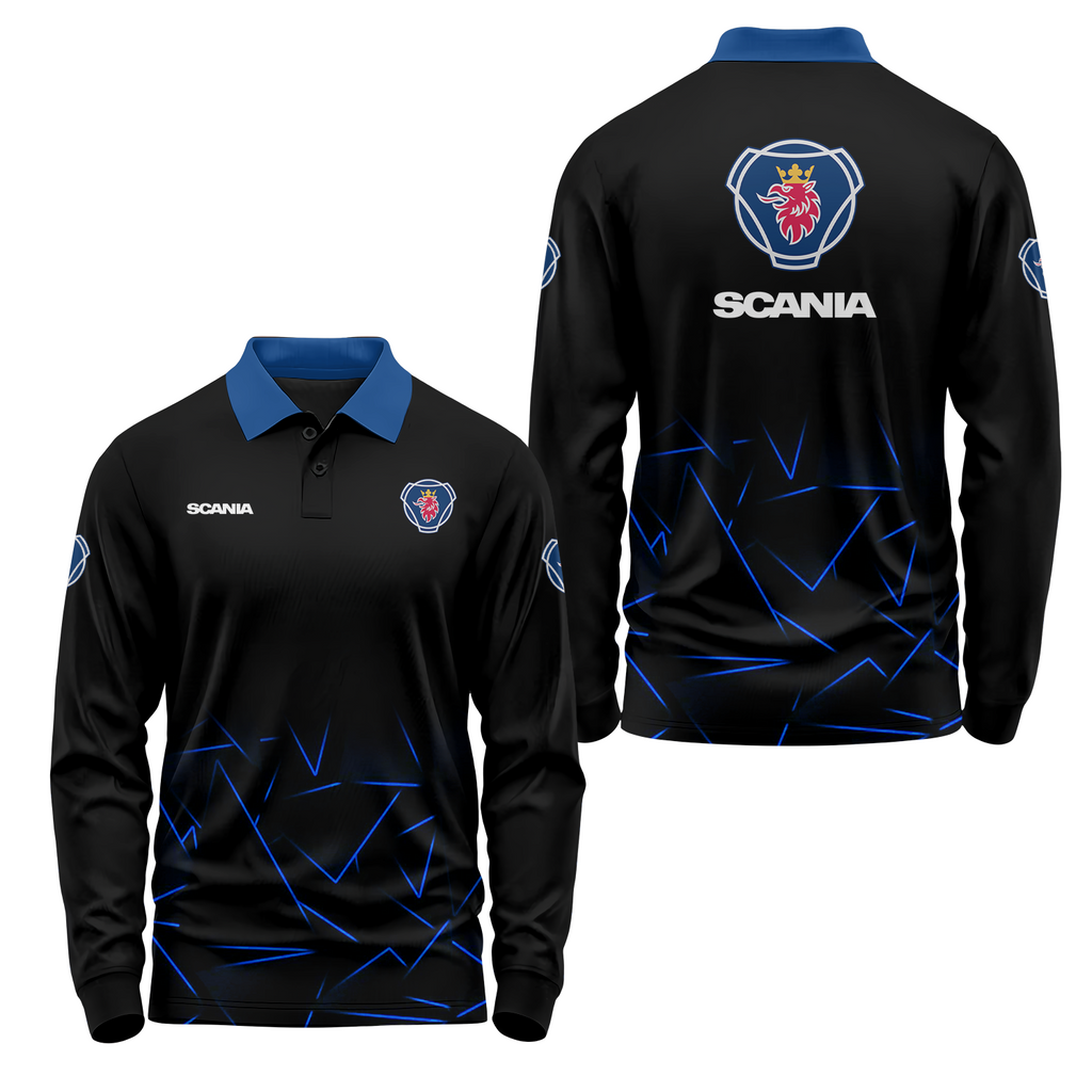 Scania Long Sleeve Polo USPL1635