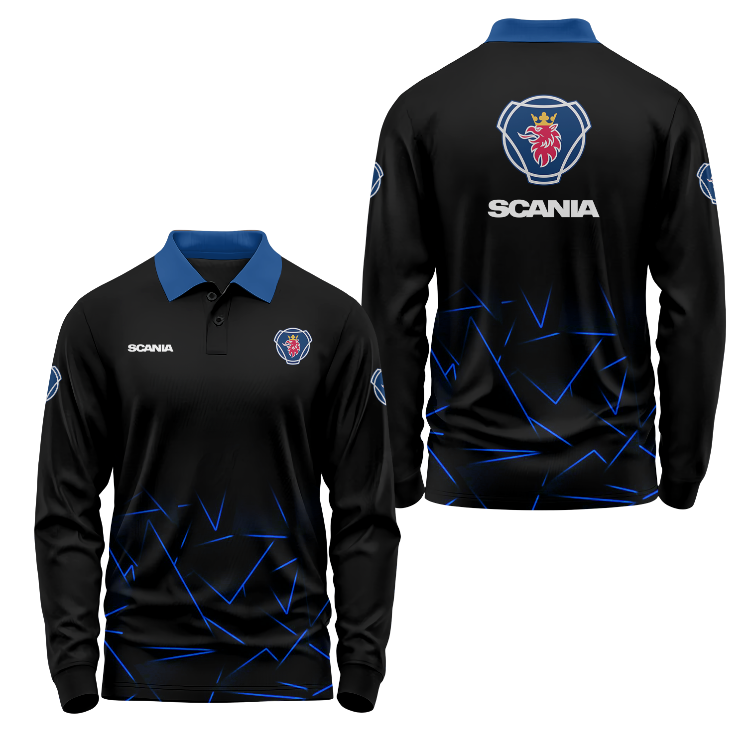 Scania Long Sleeve Polo USPL1635