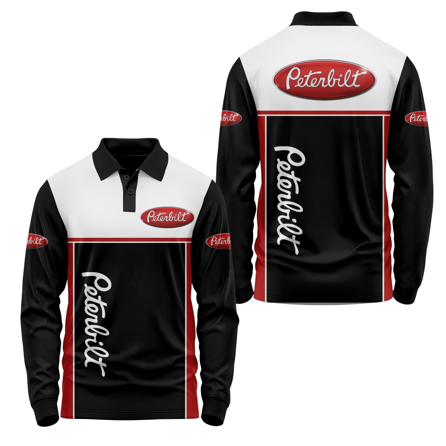 Peterbilt Long Sleeve Polo USPL1732
