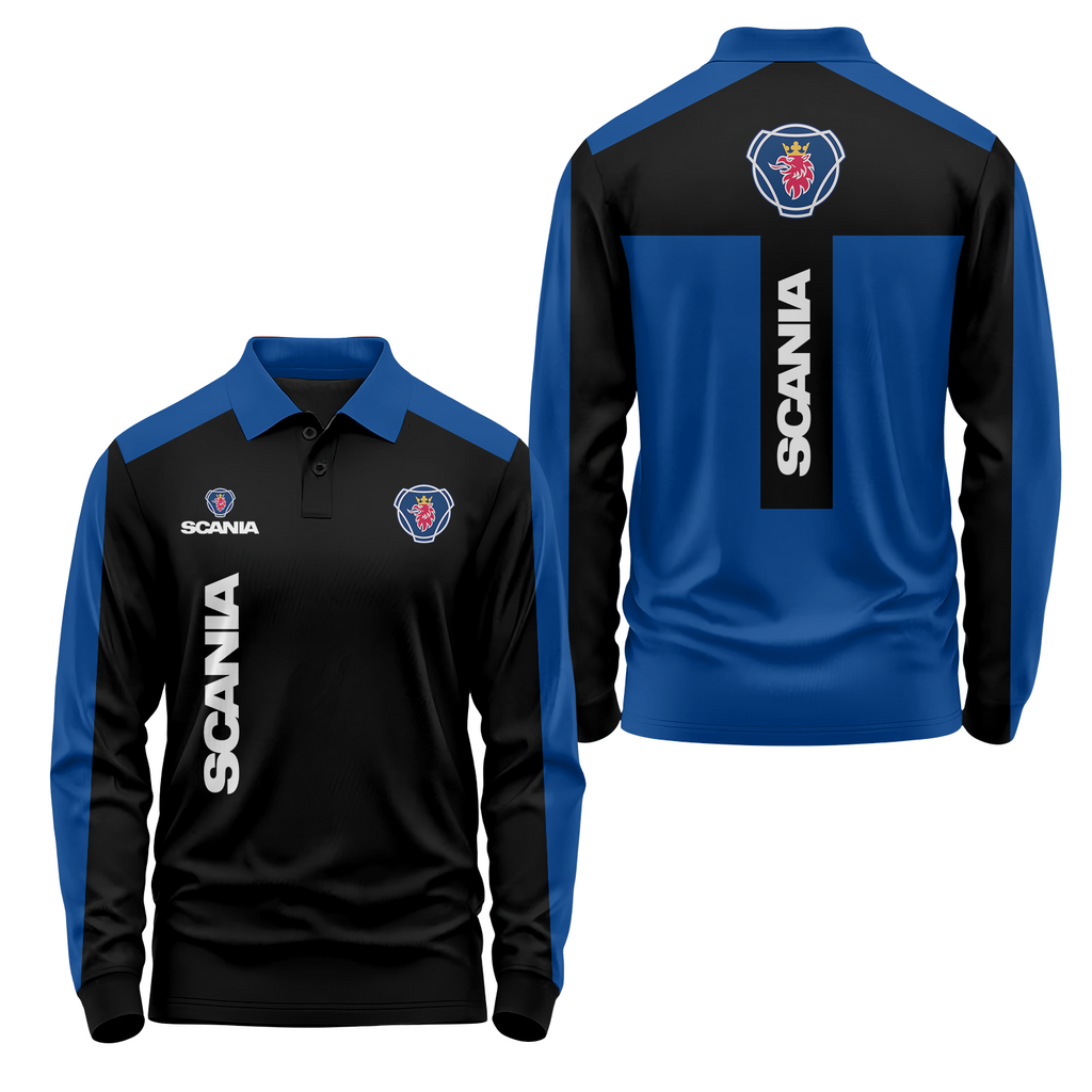 Scania Long Sleeve Polo USPL1639