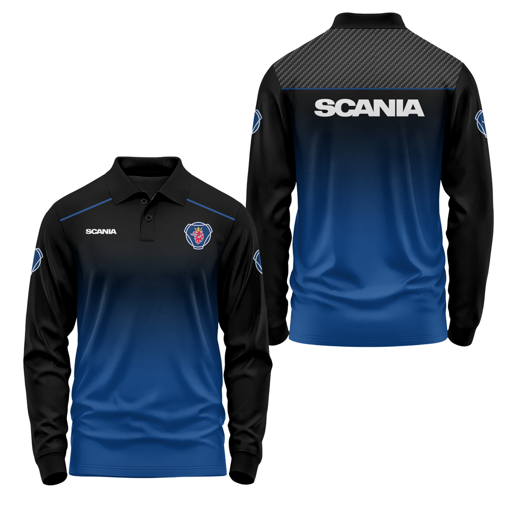 Scania Long Sleeve Polo USPL1637