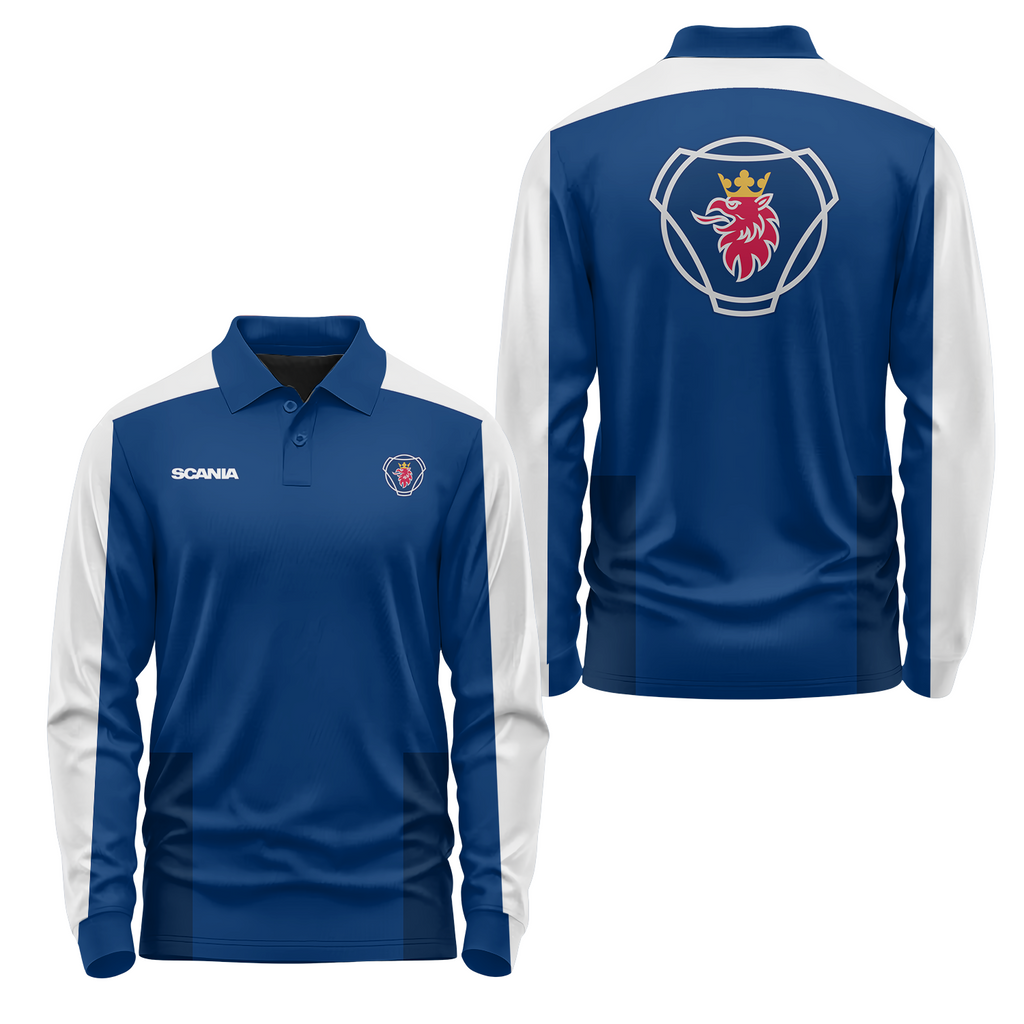 Scania Long Sleeve Polo USPL1633