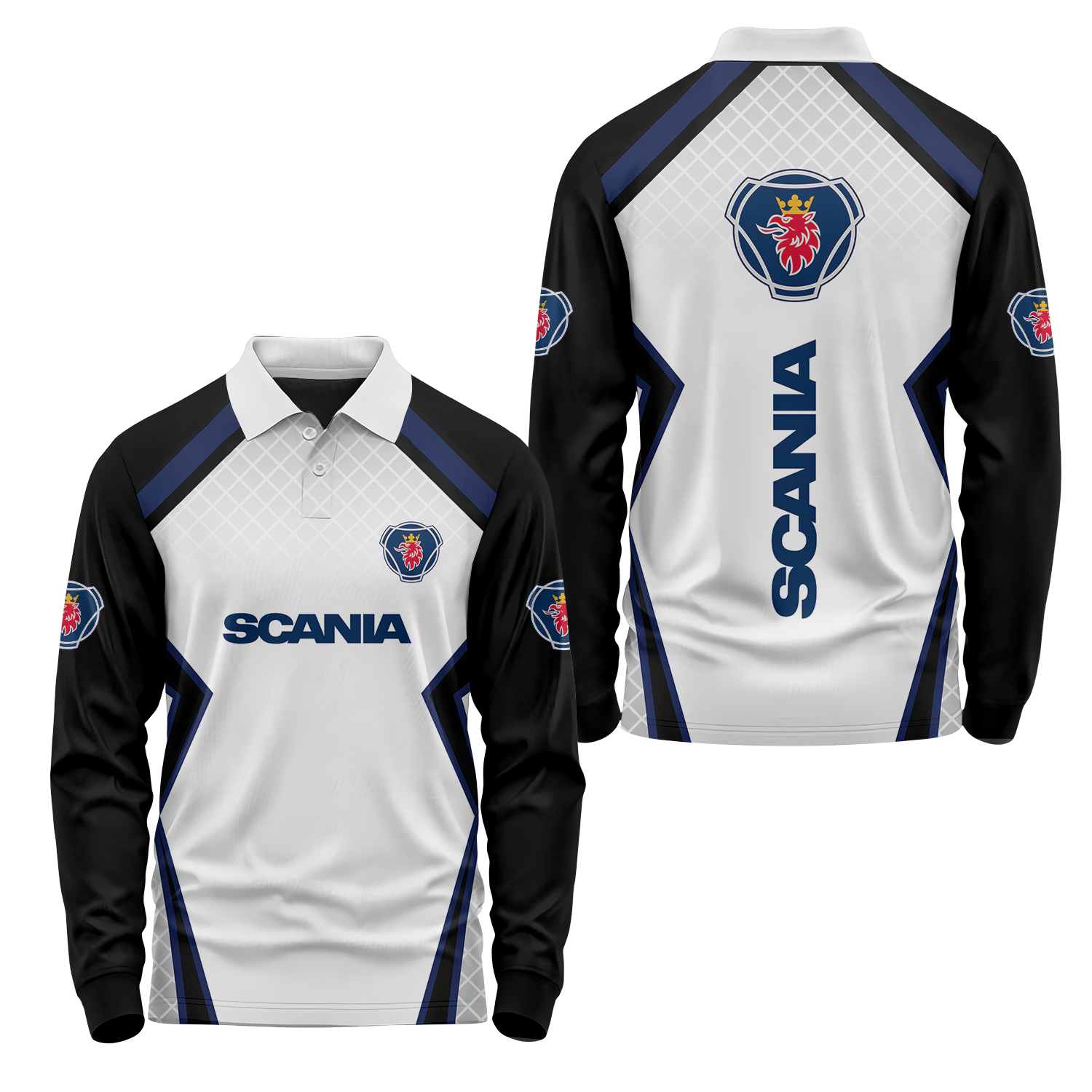 Scania Long Sleeve Polo USPL1626