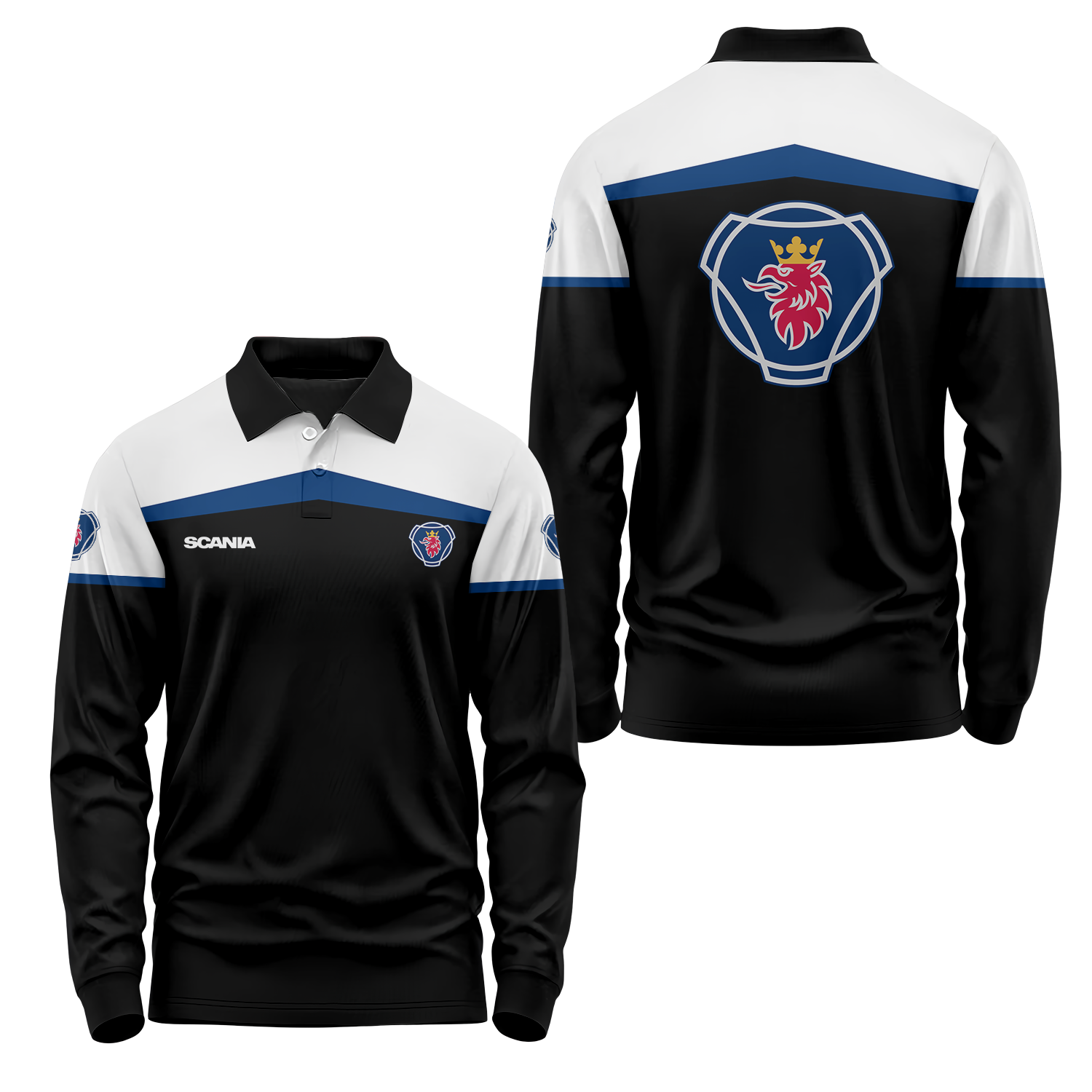 Scania Long Sleeve Polo USPL1629