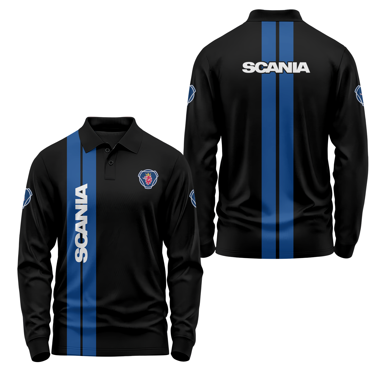 Scania Long Sleeve Polo USPL1634