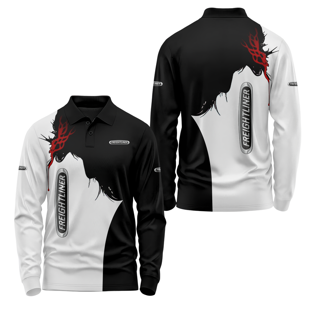 Freightliner Long Sleeve Polo USPL1645