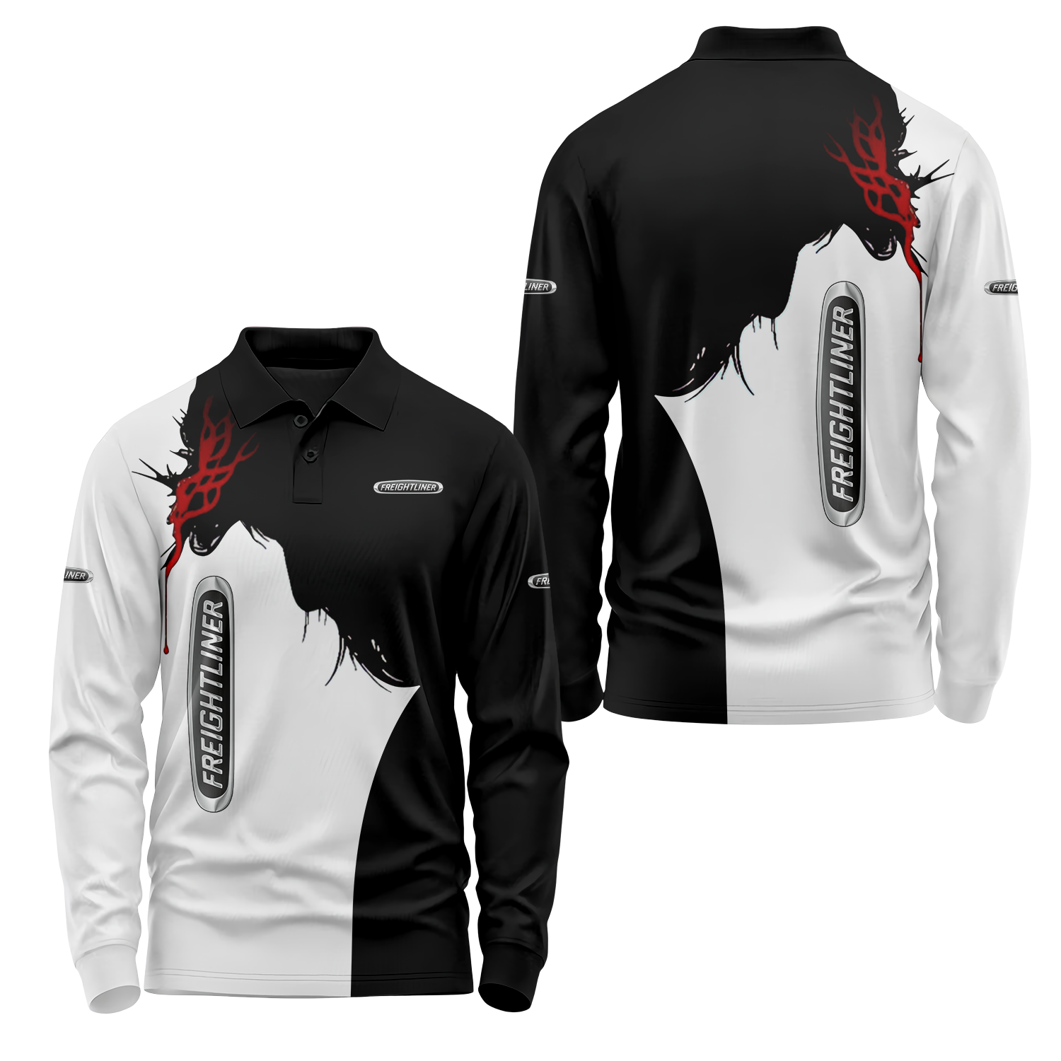 Freightliner Long Sleeve Polo USPL1645