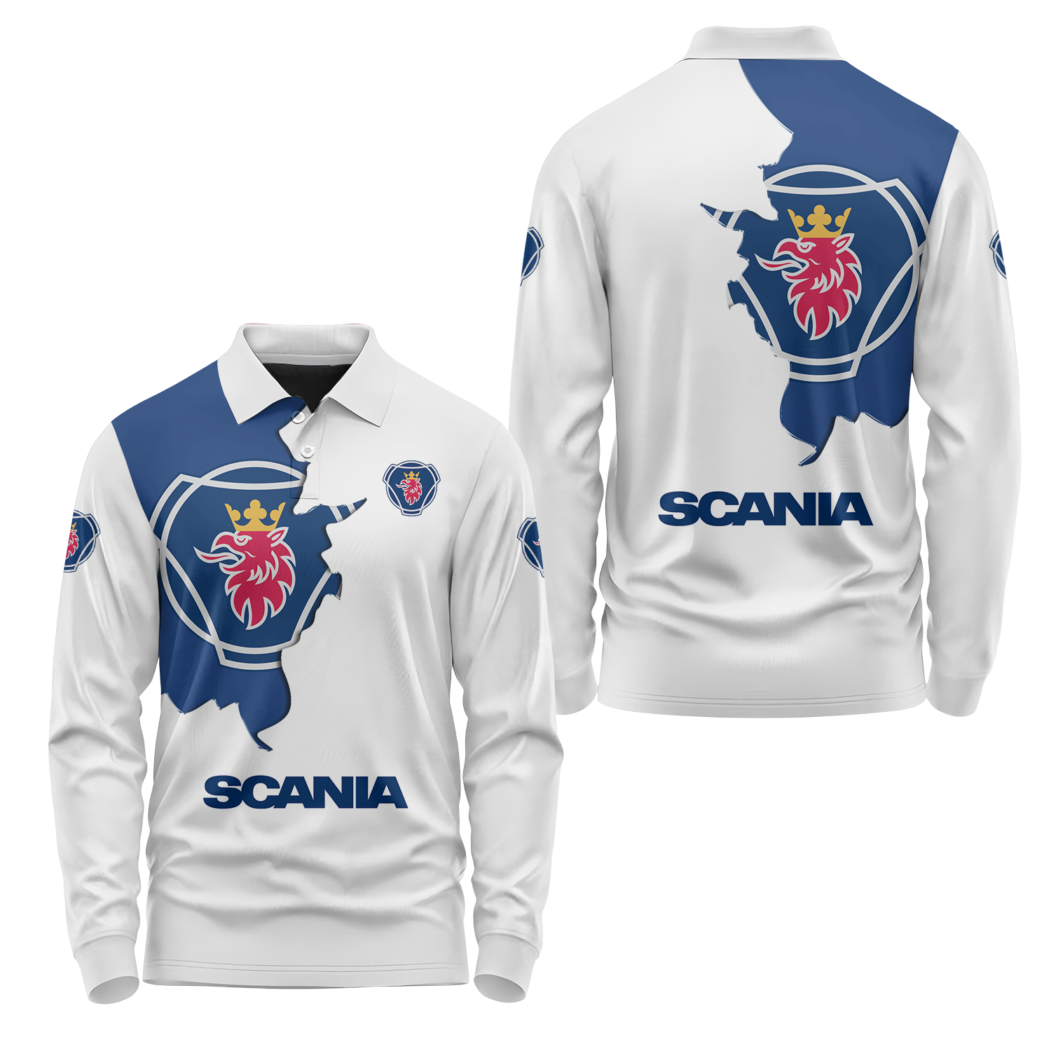 Scania Long Sleeve Polo USPL1617