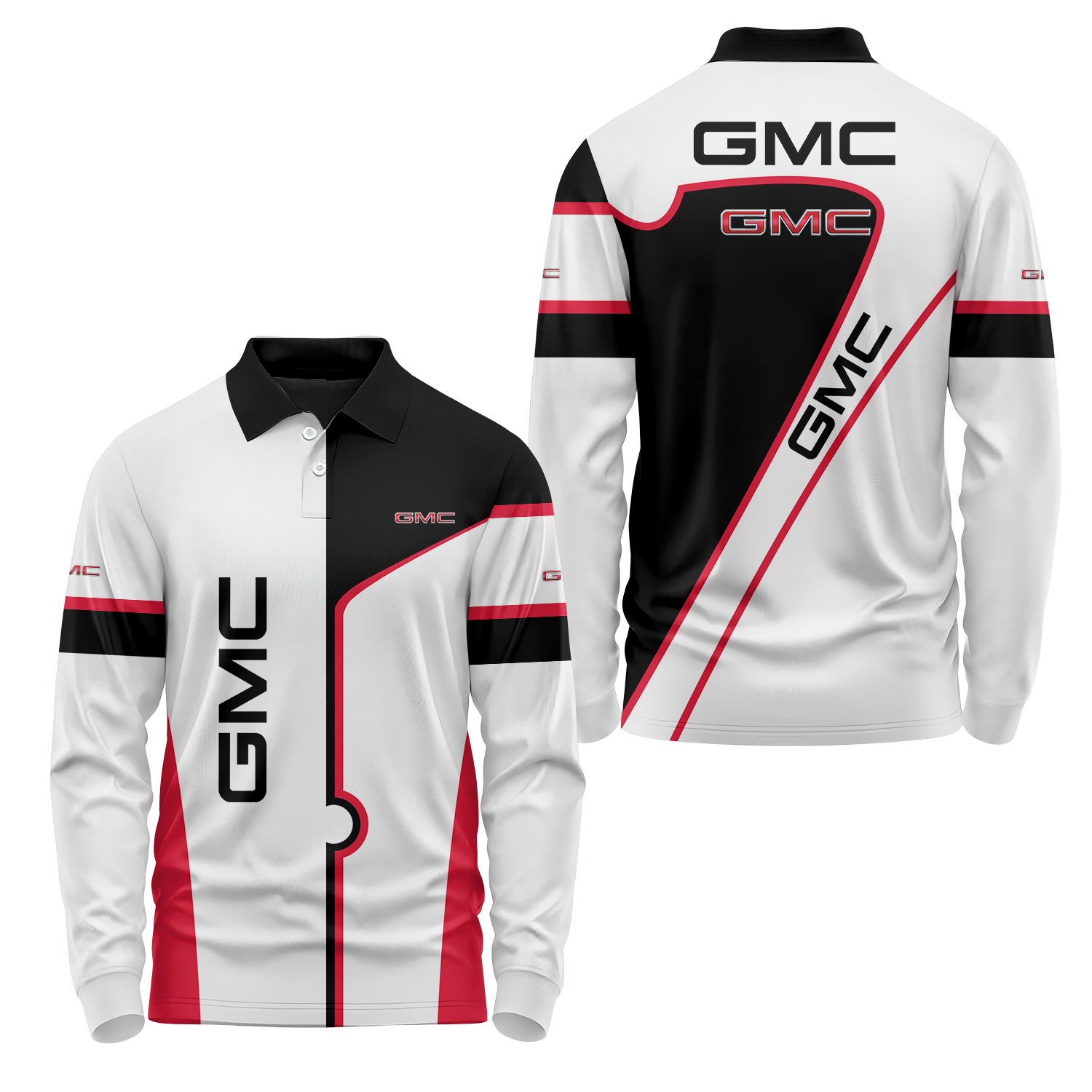 GMC Long Sleeve Polo USPL1512