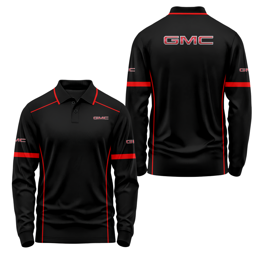 GMC Long Sleeve Polo USPL1513