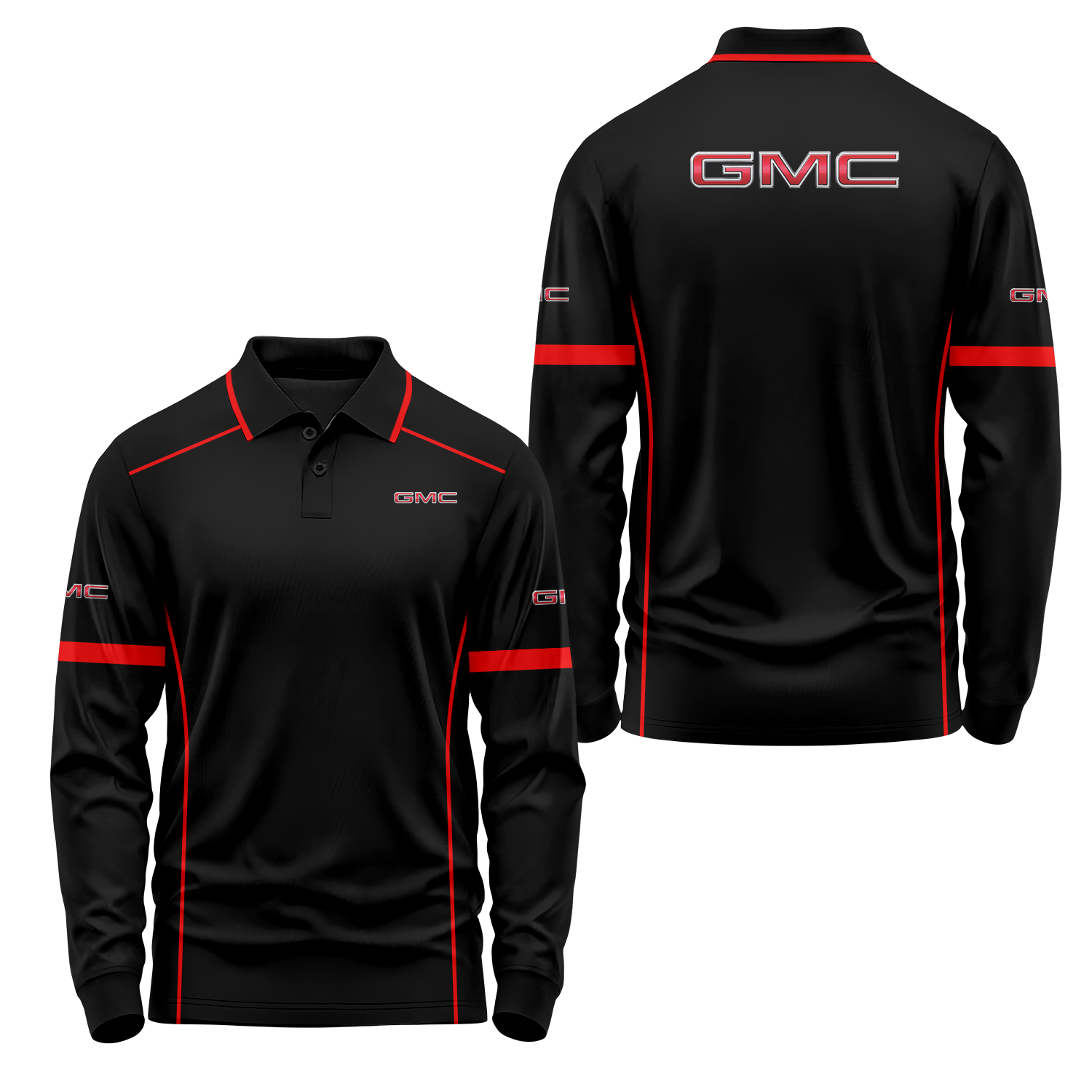 GMC Long Sleeve Polo USPL1513